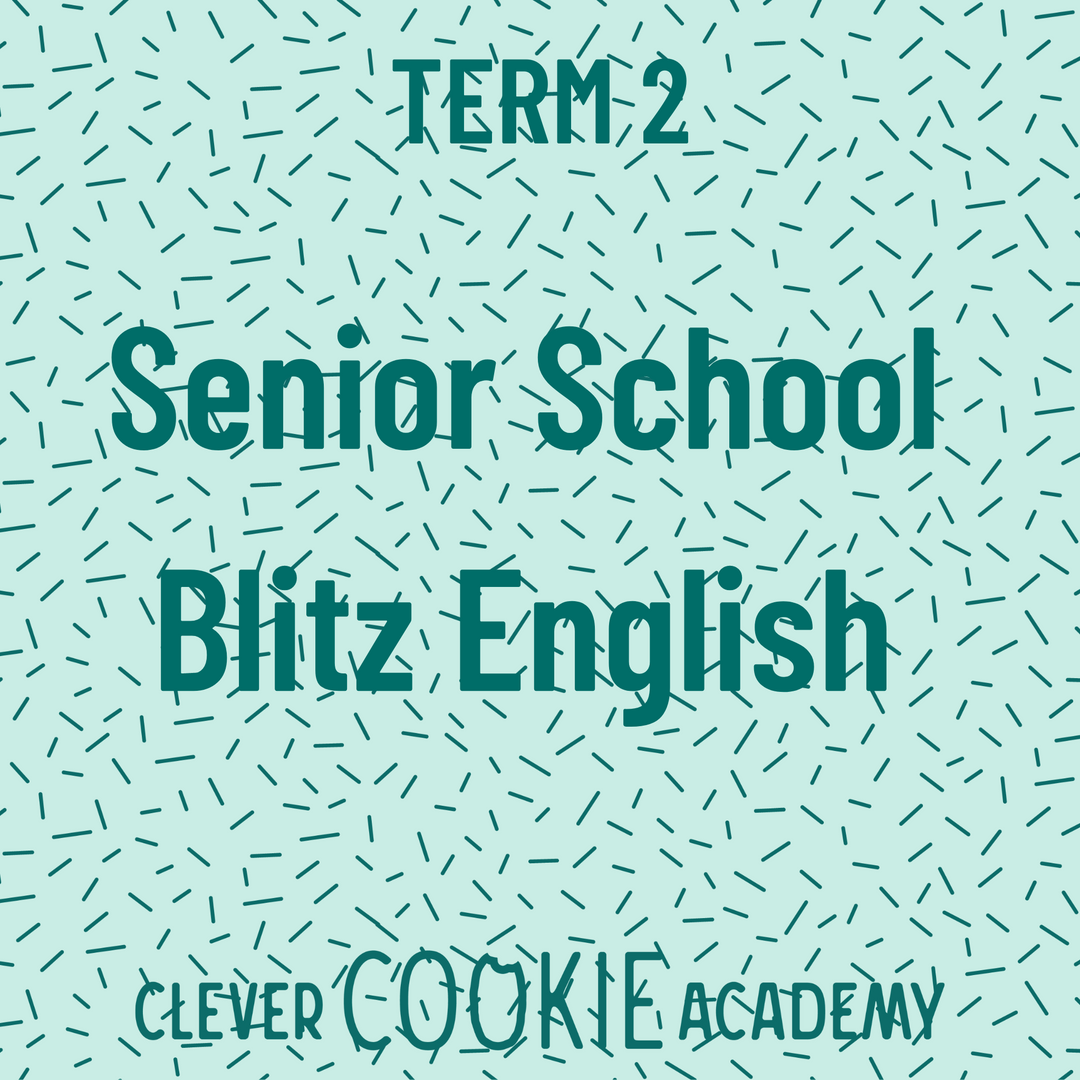 2025 Term 2 - Senior School Blitz English (Year 10)