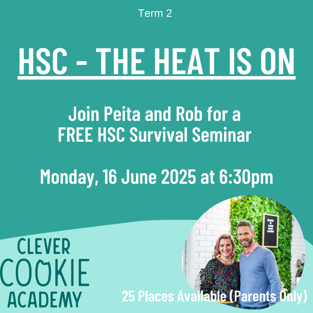 2025 TERM 2 - HSC The Heat is on Parent Seminar (Monday, 16 June 2025)