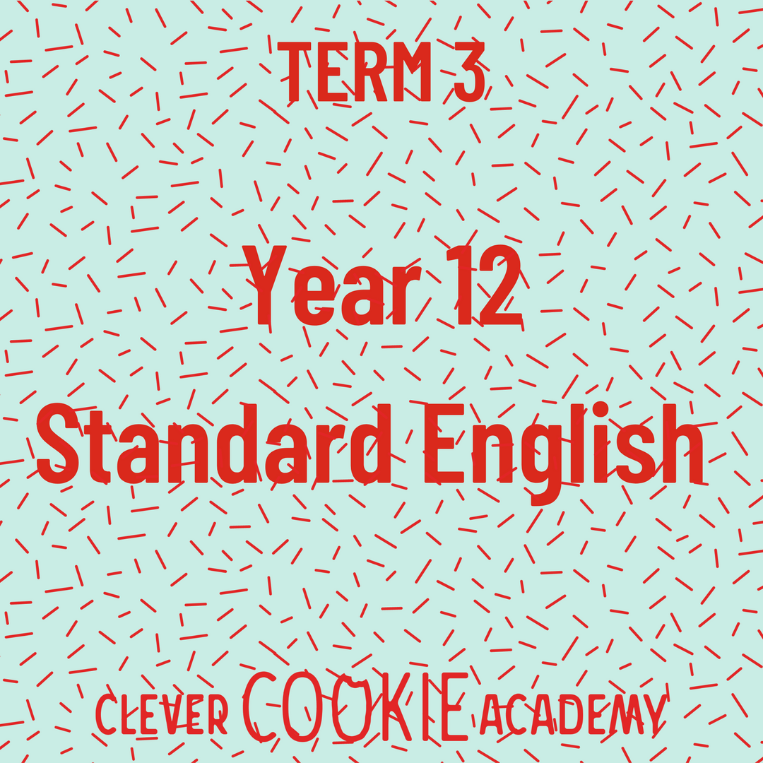 2025 Term 3 - Year 12 Standard English