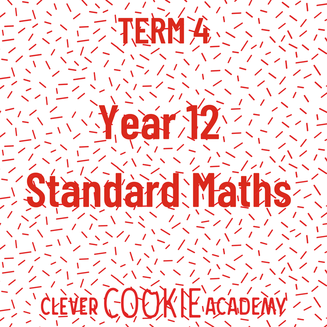 2025 Term 4 - Year 12 Standard Maths