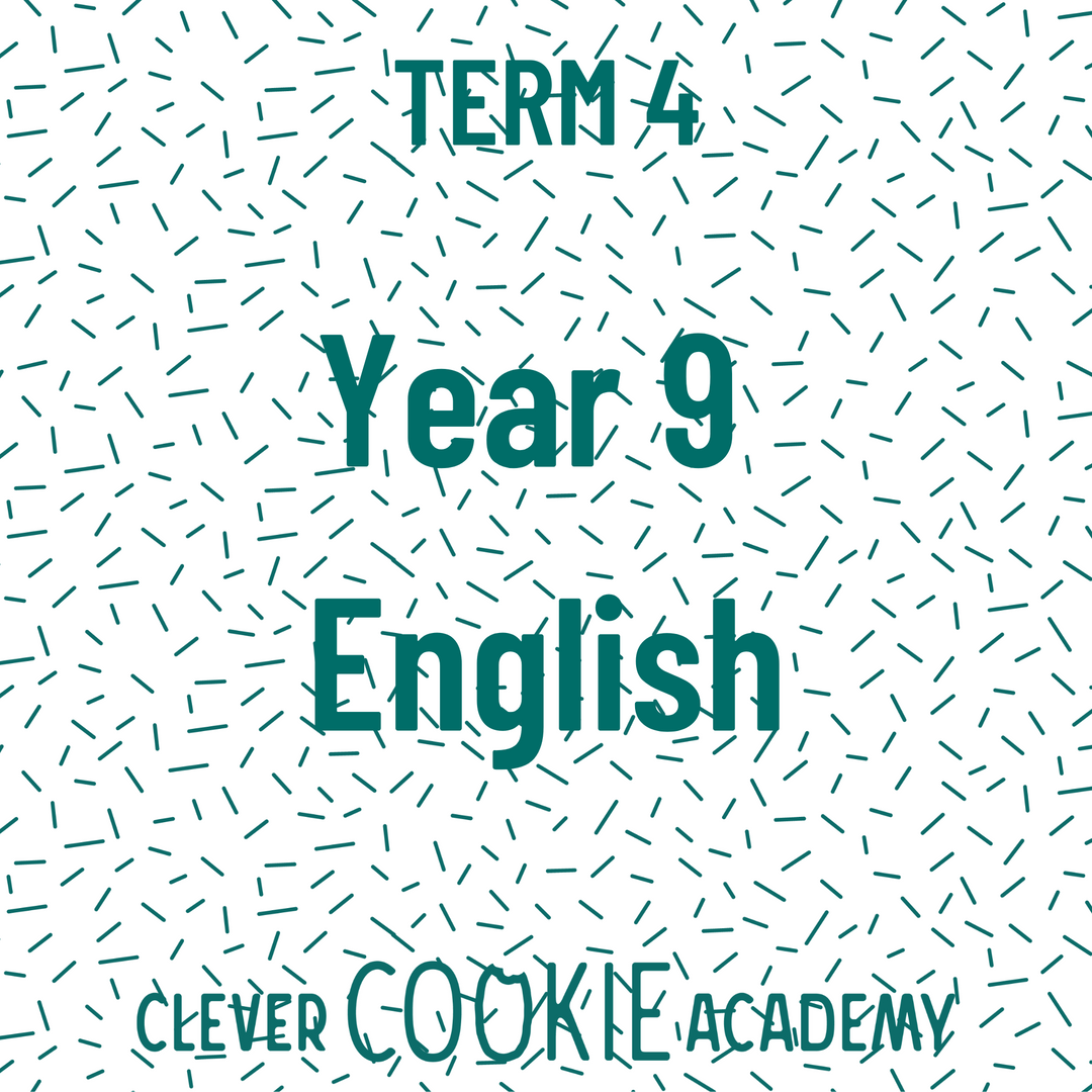 2025 Term 4 - Year 9 English