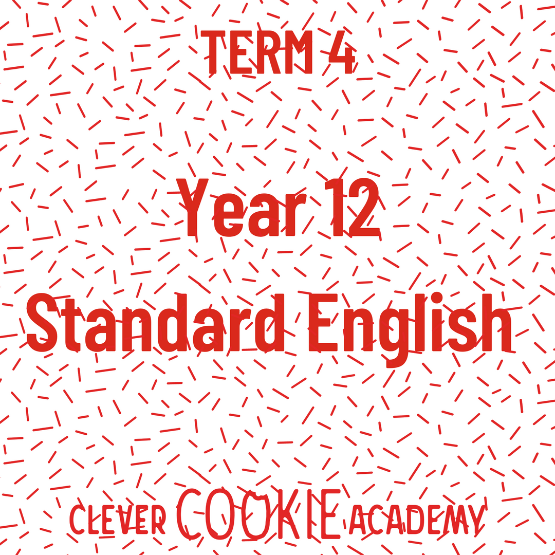 2025 Term 4 - Year 12 Standard English