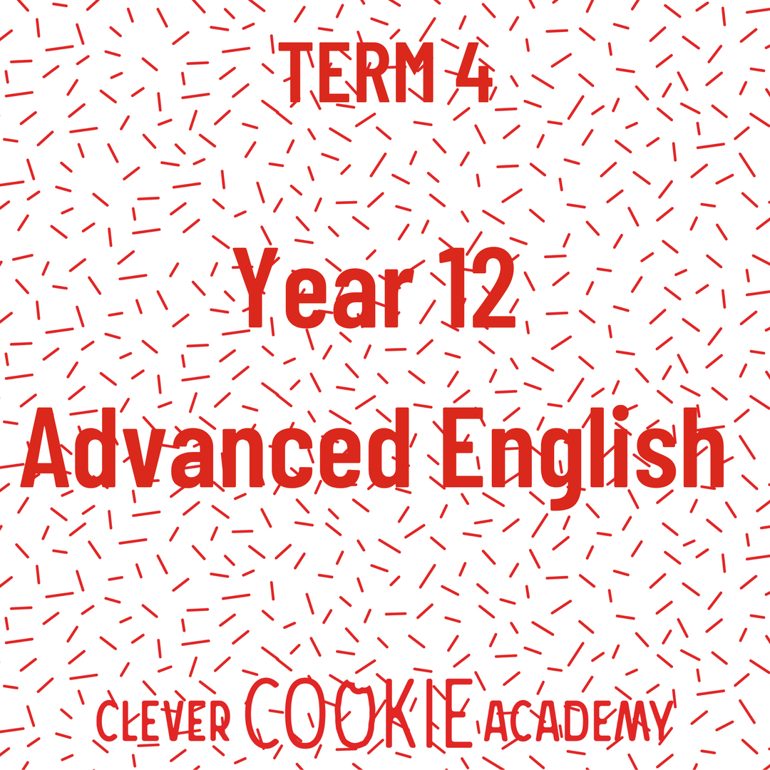 2025 Term 4 - Year 12 Advanced English